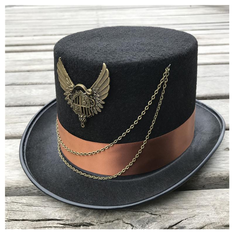 2020 New Unisex Men Women Handmade Steampunk Top Hat Stage Magic Hat Cosplay Size 57CM Steampunk1, Black
2020 New Unisex Men Women Handmade Steampunk Top Hat Stage Magic Hat Cosplay Size 57CM Steampunk1, Black