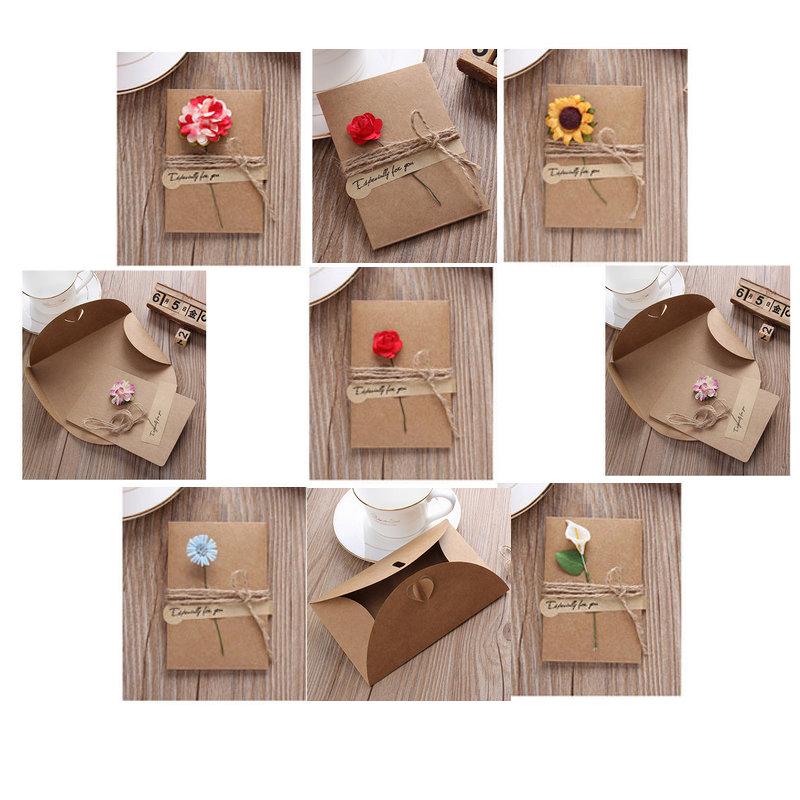 DIY vintage kraft paper handmade Handmade Dried Flowers Greeting Cards Birthday Valentine's Day Teacher's Day Greeting Cards
DIY vintage kraft paper handmade Handmade Dried Flowers Greeting Cards Birthday Valentine's Day Teacher's Day Greeting Cards