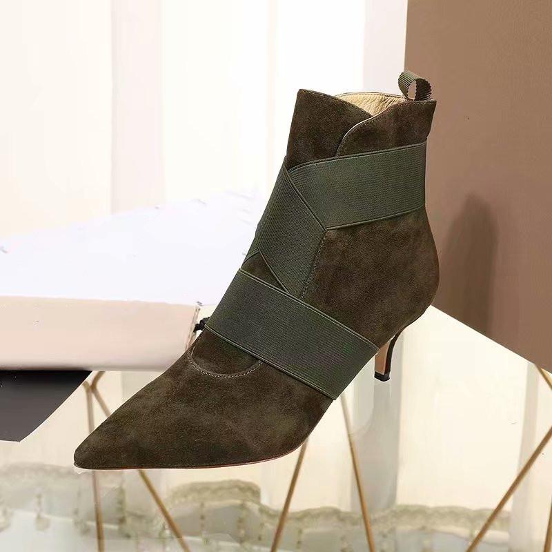 Women Shoes Ankle Boots Strap Decor Multi Color Pointed Toe Female Boot Middle Heel Autumn Winter, Black
Women Shoes Ankle Boots Strap Decor Multi Color Pointed Toe Female Boot Middle Heel Autumn Winter, Black