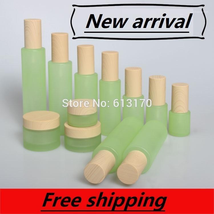 120ml,100ml,60ml,30ml,20ml Frosted Green Glass Lotion Pump Bottle,Wood Grain Cap,30g 50g Empty Cream Jar,Cosmetic Packing Bottle1
120ml,100ml,60ml,30ml,20ml Frosted Green Glass Lotion Pump Bottle,Wood Grain Cap,30g 50g Empty Cream Jar,Cosmetic Packing Bottle1