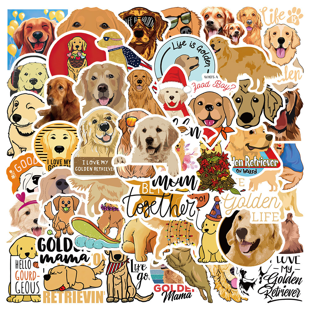 50pcs/set poster Small waterproof Skateboard stickers Golden retriever Dogs Pets For notebook laptop bottle Helmet car sticker PVC Guitar Decals, Multi colors
50pcs/set poster Small waterproof Skateboard stickers Golden retriever Dogs Pets For notebook laptop bottle Helmet car sticker PVC Guitar Decals, Multi colors