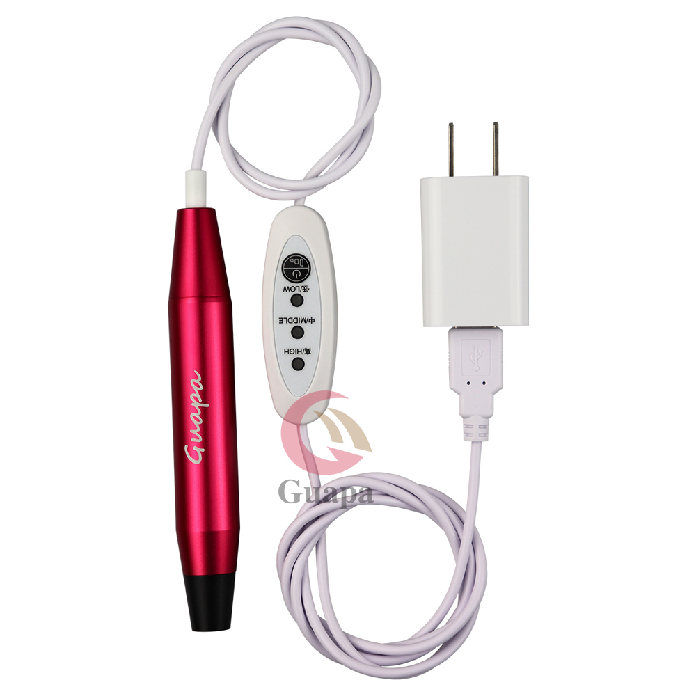 Portable Makeup eyebrow lip pen Permanent Makeup machine Equipment 3D microblade Tattoo Gun Set with 20pcs Cartridge Needle Tips 201112