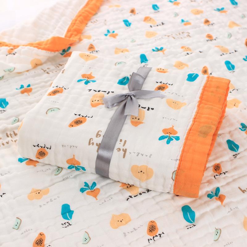 6 Layers Cotton Muslin Blanket Baby Swaddle Wrap Soft Baby Blanket Stroller Cover Bath Towel Receiving Dropshipping, As the photo
6 Layers Cotton Muslin Blanket Baby Swaddle Wrap Soft Baby Blanket Stroller Cover Bath Towel Receiving Dropshipping, As the photo