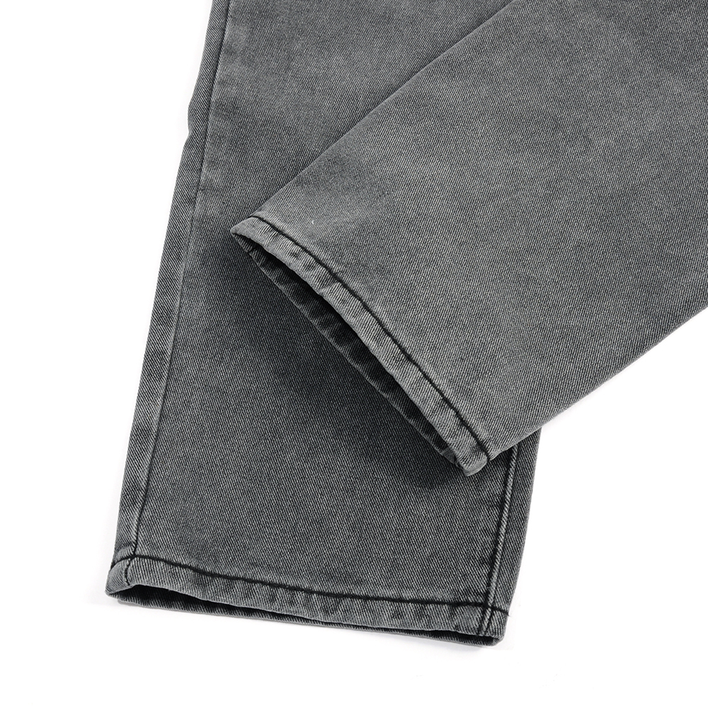 Woman Mom Casual Jeans Pants Boyfriend High Waist Denim Pants New Autumn Retro Solid Comfortable Jeans Female Gray 201105