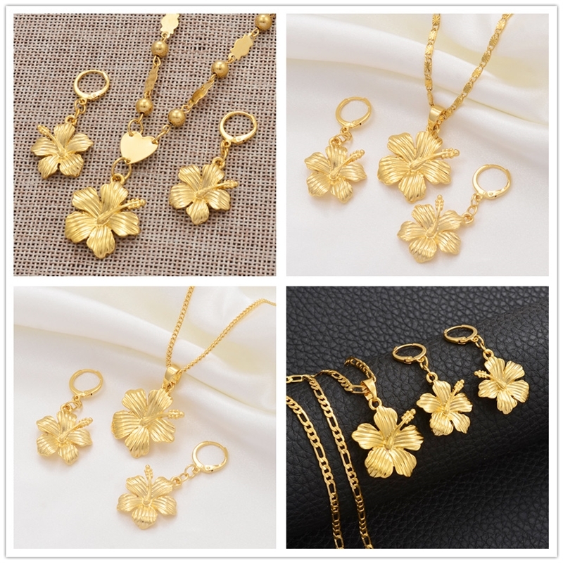 Anniyo Hawaiian Flower Jewelry Sets Pendant Necklaces Earrings Women Girls Gold Color Micronesia Guam Chuuk Kwajalein #213106 201222, Slivery;crystal
Anniyo Hawaiian Flower Jewelry Sets Pendant Necklaces Earrings Women Girls Gold Color Micronesia Guam Chuuk Kwajalein #213106 201222, Slivery;crystal