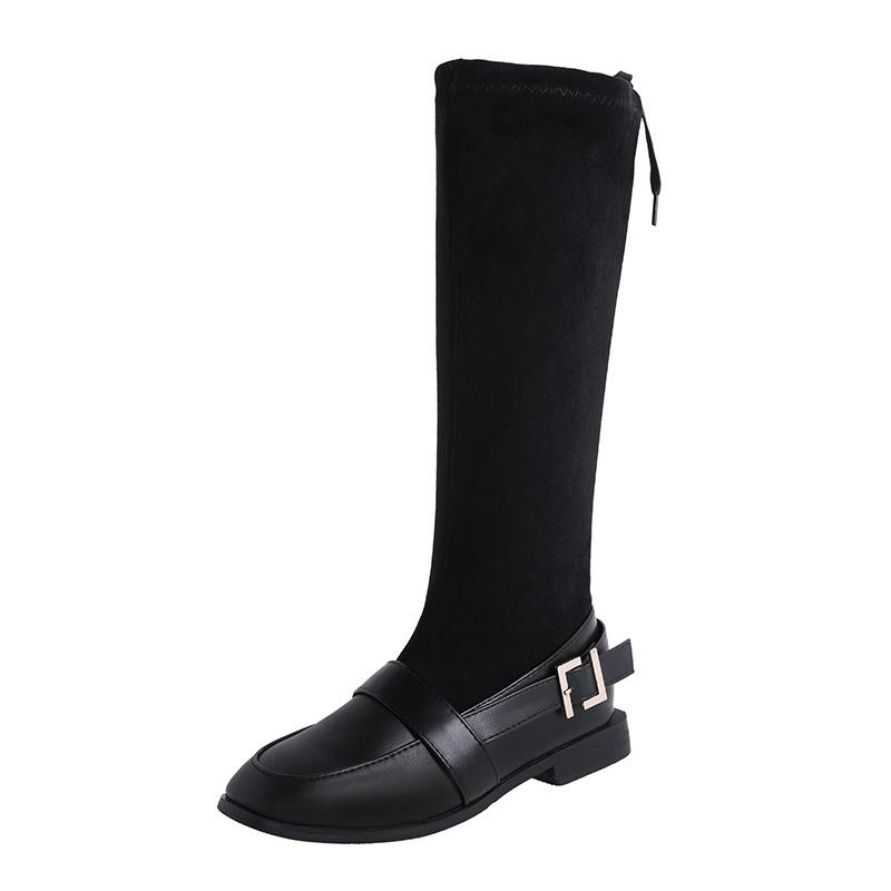 New Arrivals Winter Long Suede Boots Women Round Head Flat Bottom Leisure Undefined Versatile Stitching Leather Shoes Boots 2020, Black
New Arrivals Winter Long Suede Boots Women Round Head Flat Bottom Leisure Undefined Versatile Stitching Leather Shoes Boots 2020, Black