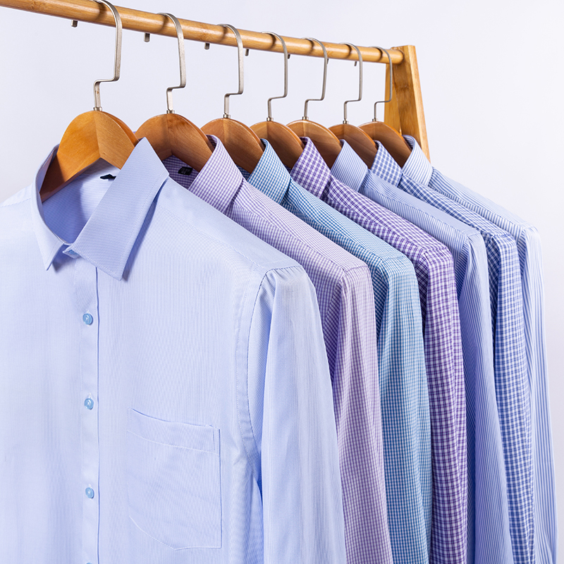 New Autumn Men Shirt Plus Size Slim Fit 45% Cotton Plaid Men Dress Shirts Regular Long Sleeve Men's Business Casual Shirt 201120