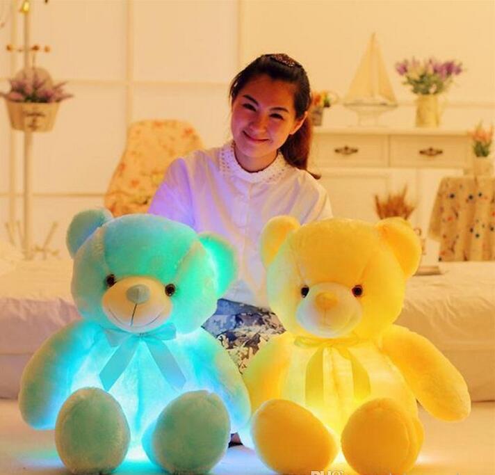 30cm glowing stuffeed animal led flashing plush cute light up coloful teddy bear dolls toy kid baby toy birthday holiday gift
30cm glowing stuffeed animal led flashing plush cute light up coloful teddy bear dolls toy kid baby toy birthday holiday gift