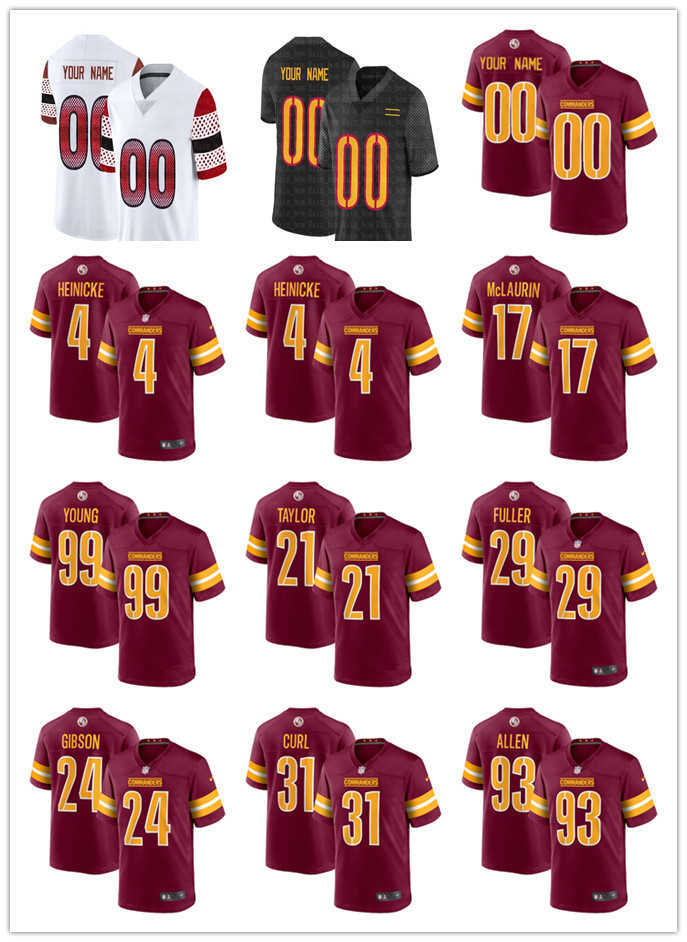 Custom Men women Commanders 17 Terry McLaurin 99 Chase Young 93 Jonathan Allen 24 Antonio Gibson 4 Taylor Heinicke Washingtons 26 Landon Collins Football Jerseys, Color
Custom Men women Commanders 17 Terry McLaurin 99 Chase Young 93 Jonathan Allen 24 Antonio Gibson 4 Taylor Heinicke Washingtons 26 Landon Collins Football Jerseys, Color