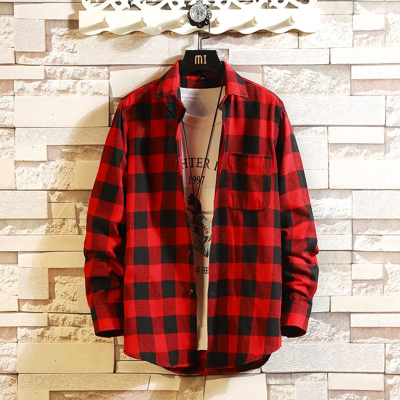 Fashion Men's Plaid Cotton Dress Shirts Male High Quality Long Sleeve Slim Fit Business Casual Shirt Men Plaid Shirt Cotton, Black
Fashion Men's Plaid Cotton Dress Shirts Male High Quality Long Sleeve Slim Fit Business Casual Shirt Men Plaid Shirt Cotton, Black