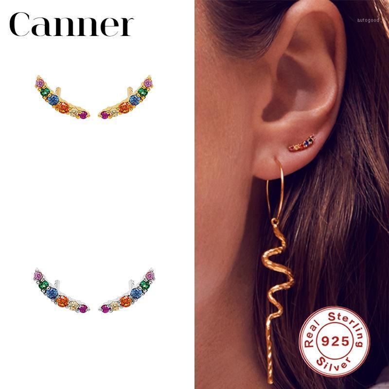 Stud Canner Sale 925 Sterling Silver Earrings For Women Small Colorful Rainbow CZ Earring Fine Jewelry Piercing Pendientes W51
Stud Canner Sale 925 Sterling Silver Earrings For Women Small Colorful Rainbow CZ Earring Fine Jewelry Piercing Pendientes W51