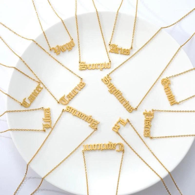 Horoscope Pendant Zodiac Elegant Chain Necklace 12 Constellation Star Sign Charm Chains, Silver
Horoscope Pendant Zodiac Elegant Chain Necklace 12 Constellation Star Sign Charm Chains, Silver