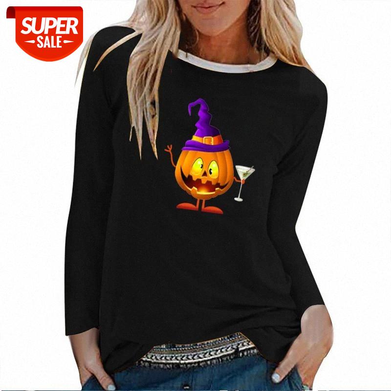 Pumpkin Print Halloween Long Sleeve Top Women Autumn Winter Graphic Tee Streetwear White O Neck Woman Tshirts Cotton Ropa Mujer #zB3c
Pumpkin Print Halloween Long Sleeve Top Women Autumn Winter Graphic Tee Streetwear White O Neck Woman Tshirts Cotton Ropa Mujer #zB3c