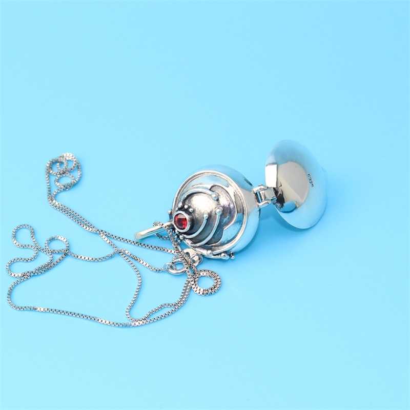 925 Sterling Sliver The Diaries Elena Pendant Necklace Retro Jewelry Fashion Moive 220119
