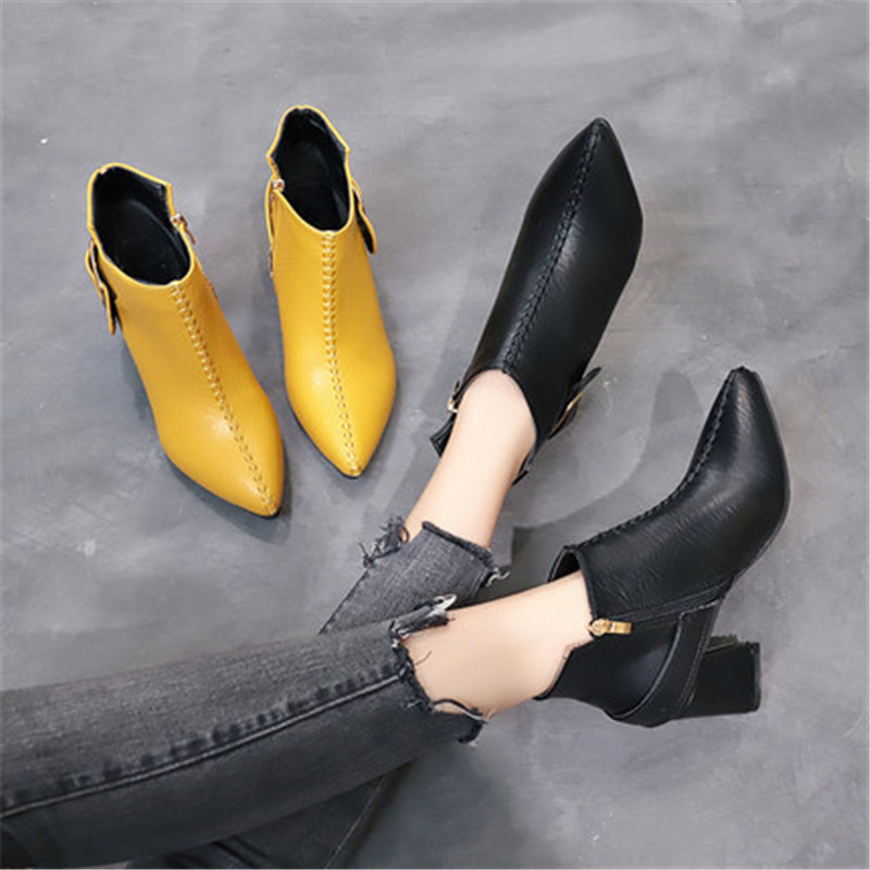 Autumn 2021 New Hot Boots Chunky High Heels Square Seven in Leather Pointed to Women's Shoes BK8Q, Black
Autumn 2021 New Hot Boots Chunky High Heels Square Seven in Leather Pointed to Women's Shoes BK8Q, Black