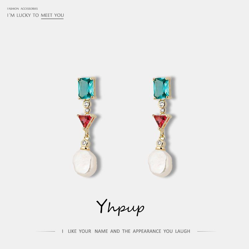 Yhpup Trendy Vintage Elegant Natural Pearls Dangle Earrings Bling Zircon Crystal Bride Jewelry Female Wedding Party Accessories1
Yhpup Trendy Vintage Elegant Natural Pearls Dangle Earrings Bling Zircon Crystal Bride Jewelry Female Wedding Party Accessories1
