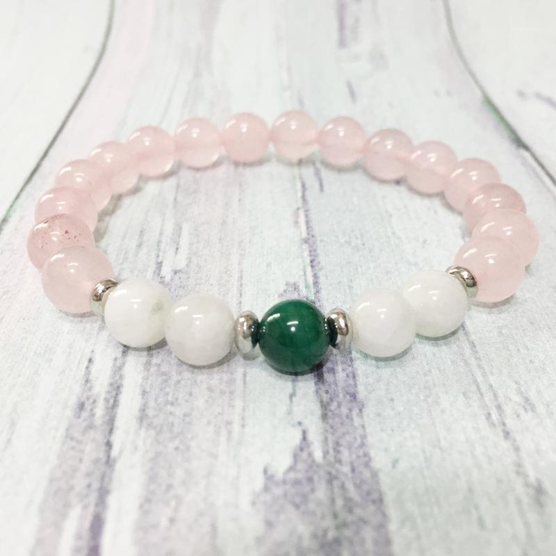 MG0341 2020 New Design Women`s Energy Bracelet Rose Quarz Moonstone Bracelet Natural Malachite Wrist Mala For Women1
MG0341 2020 New Design Women`s Energy Bracelet Rose Quarz Moonstone Bracelet Natural Malachite Wrist Mala For Women1