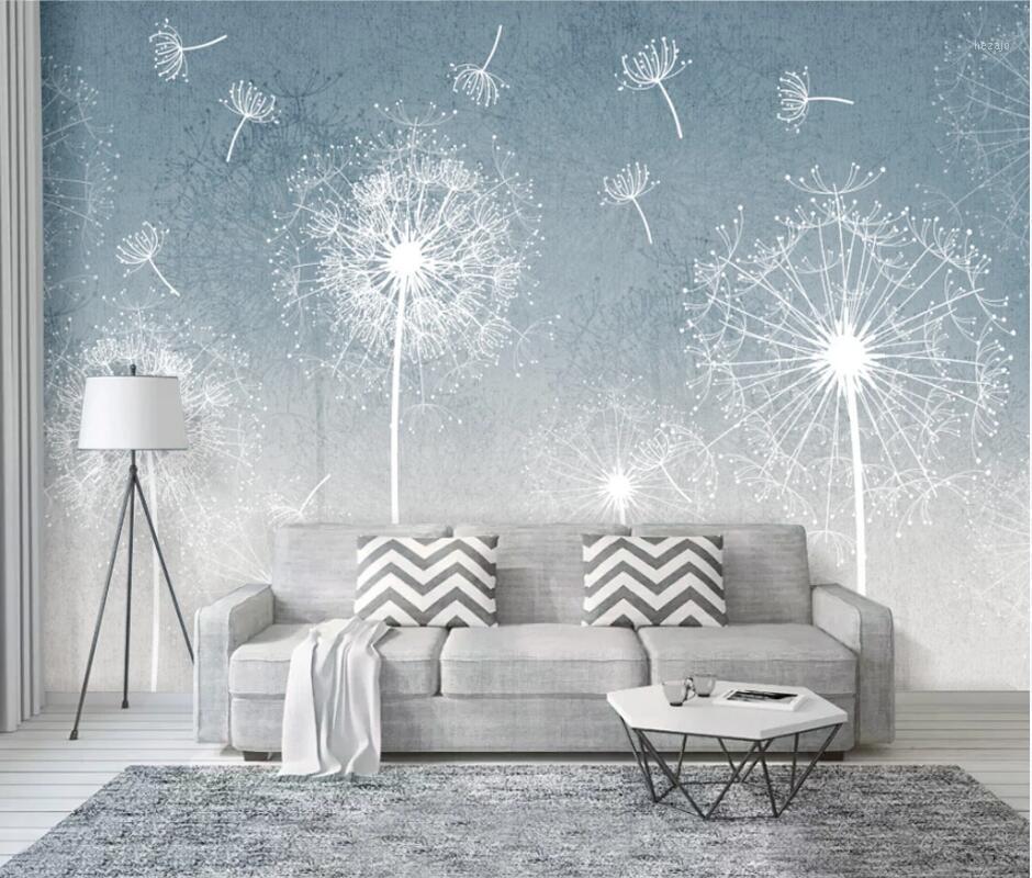 AINYOOUSEM Fresh modern landscape flower dandelion background wall papier peint papel de parede wallpaper 3d wallpaper stickers1, As pic
AINYOOUSEM Fresh modern landscape flower dandelion background wall papier peint papel de parede wallpaper 3d wallpaper stickers1, As pic