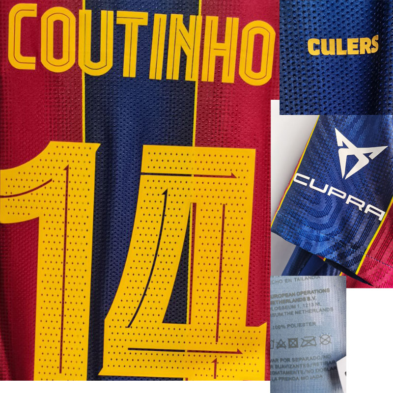 2020 Match Worn Player Issue Joan Gamper Final Messi DE Jong Griezmann Ansu Fati With Match Detail Soccer Patch Badge Home Textile
2020 Match Worn Player Issue Joan Gamper Final Messi DE Jong Griezmann Ansu Fati With Match Detail Soccer Patch Badge Home Textile