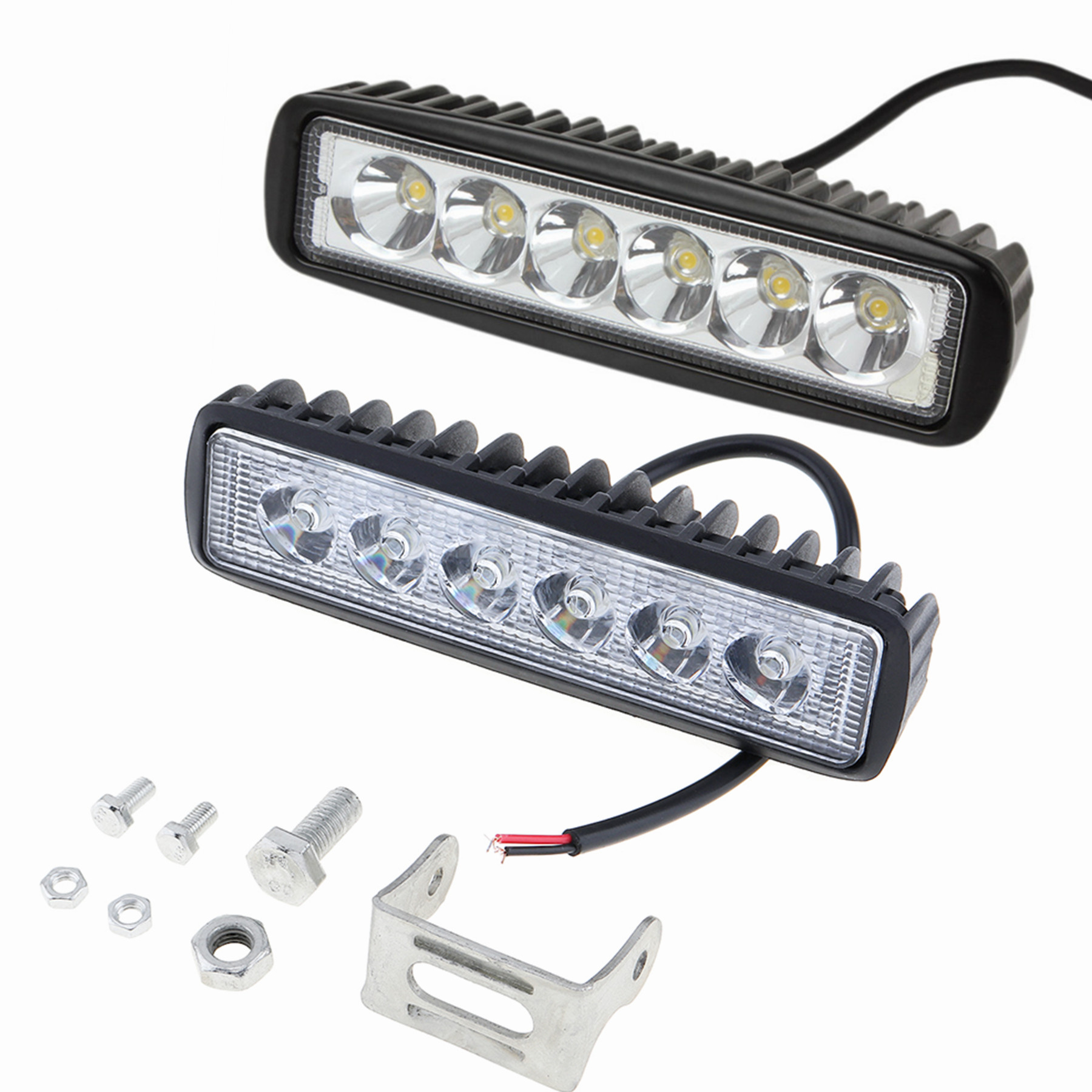 Automotive LED Work Light One-shaped 6LED 18W Daylight Auxiliary Light Off-road Vehicle Modified Lamp.
Automotive LED Work Light One-shaped 6LED 18W Daylight Auxiliary Light Off-road Vehicle Modified Lamp.