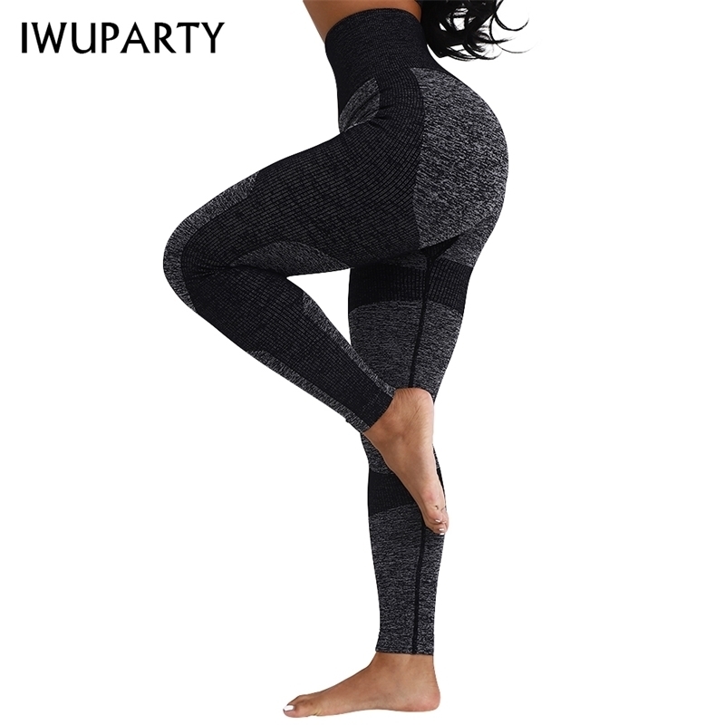 NOUVEAU Energie Sports Sports Sports Leggings Hip Push Up High Taille Pantalon de Yoga Entraînement Running Sport Collants Gym Fitness Vêtements