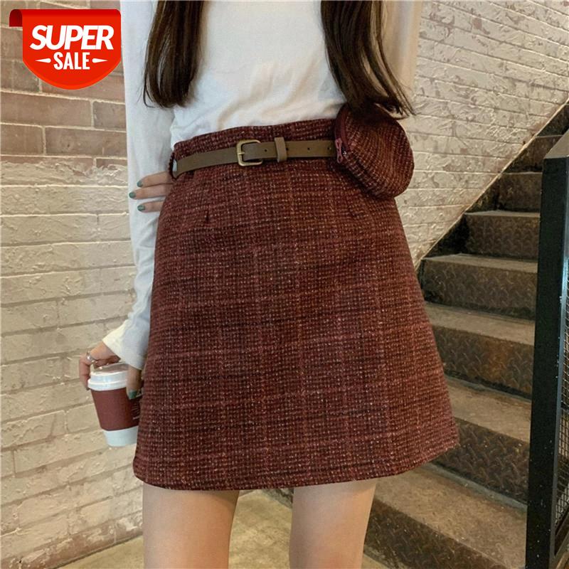 with Bag Short skirt Female New High Waist A pack-Line Skirt Woolen Lattice Plaid Midi Skirt with Belt Purse Plus Size Clothing #Pw8r, White;black
with Bag Short skirt Female New High Waist A pack-Line Skirt Woolen Lattice Plaid Midi Skirt with Belt Purse Plus Size Clothing #Pw8r, White;black