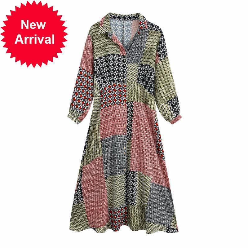 New Female 2021 Vintage Autumn New Party Clothes Designer Fashion Sleeve Shredded Green Printing Dressed Long Q6I3, Blue
New Female 2021 Vintage Autumn New Party Clothes Designer Fashion Sleeve Shredded Green Printing Dressed Long Q6I3, Blue