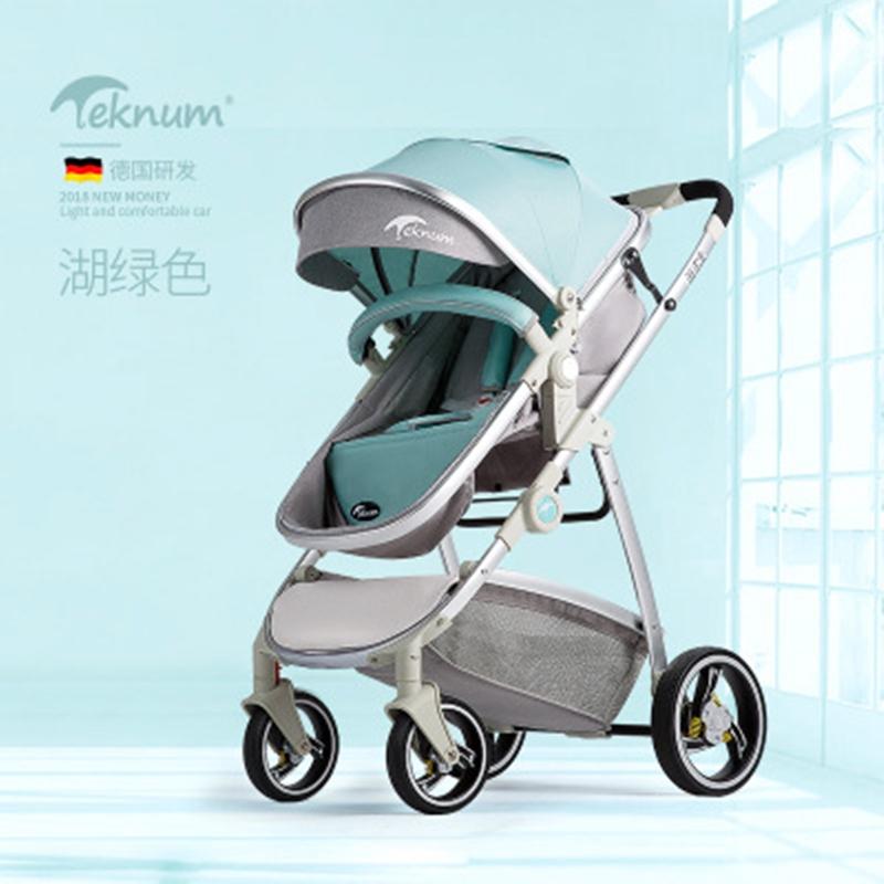 High Landscape Baby Stroller, Can Sit and Lie Down, Two-Way, Four-Wheel Absorber, Folding and Portable Neonatal Trolley
High Landscape Baby Stroller, Can Sit and Lie Down, Two-Way, Four-Wheel Absorber, Folding and Portable Neonatal Trolley