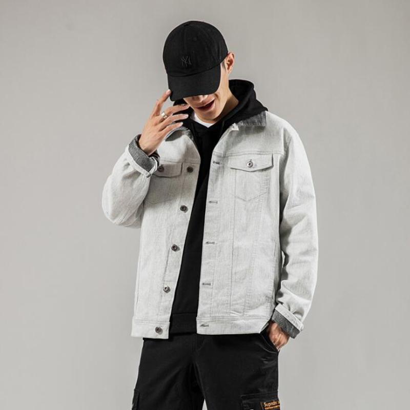 Fall 2021 Men's Stretch Denim Patchwork Jacket Jacket Men's Fashion Fashion Solid Color Denim, Beige
Fall 2021 Men's Stretch Denim Patchwork Jacket Jacket Men's Fashion Fashion Solid Color Denim, Beige