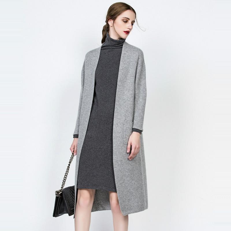 2020 Autumn Sleeve Loose Knitting Cardigans Coat Long Sweater Jumper Cape Casaco Feminino Women Poncho Gray, Beige
2020 Autumn Sleeve Loose Knitting Cardigans Coat Long Sweater Jumper Cape Casaco Feminino Women Poncho Gray, Beige