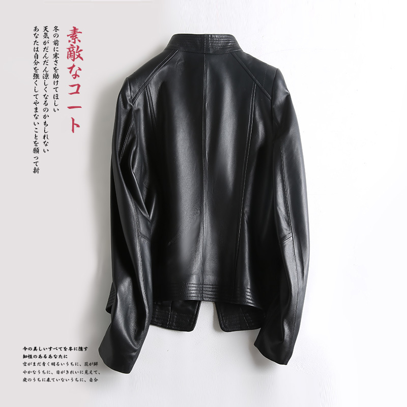 Nerazzurri High quality black short faux leather biker jacket women long sleeve women fashion plus size coats women 3xl-7xl 201030