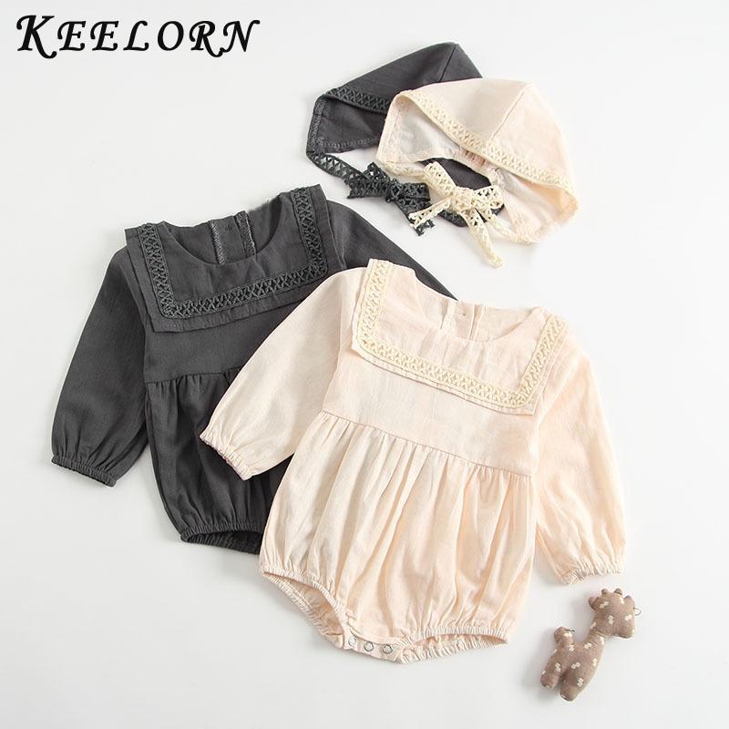 Keelorn Spring Newborn Infant Baby Rompers Hat New Solid Color Long Sleeve Jumpsuit for Baby Girl Casual Girl Clothes1, Ah1058gary
Keelorn Spring Newborn Infant Baby Rompers Hat New Solid Color Long Sleeve Jumpsuit for Baby Girl Casual Girl Clothes1, Ah1058gary