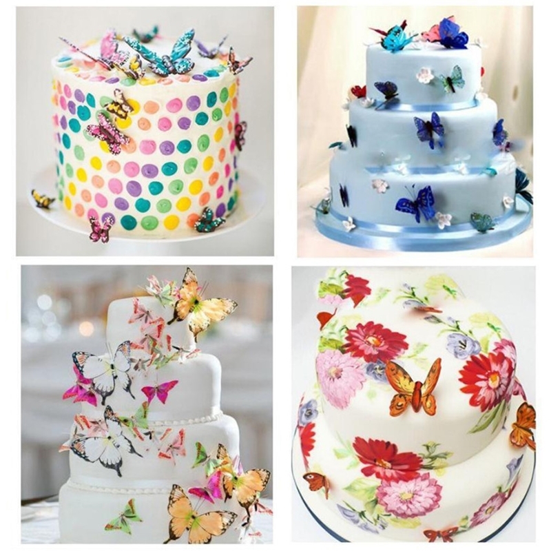42pcs Mixed Butterfly Edible Glutinous Wafer Rice Paper butterfly Cake Cupcake Toppers Birthday Wedding party Cake Decoration Y200618
42pcs Mixed Butterfly Edible Glutinous Wafer Rice Paper butterfly Cake Cupcake Toppers Birthday Wedding party Cake Decoration Y200618