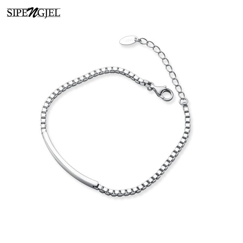 Charm Bracelets SIPENGJEL Tiny Trendy Simple Geometric Lin Bracelet Shiny Adjustable Sliver Color For Women Fashion Jewelry
Charm Bracelets SIPENGJEL Tiny Trendy Simple Geometric Lin Bracelet Shiny Adjustable Sliver Color For Women Fashion Jewelry