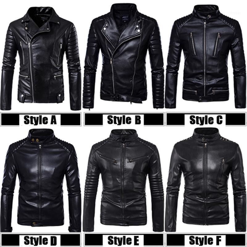 Top Quality PU 2021 New Fashion Male Biker Mortorcycle Black Leather Jacket Men Plus Size 5XL Shoulder Protector Design1, Style a
Top Quality PU 2021 New Fashion Male Biker Mortorcycle Black Leather Jacket Men Plus Size 5XL Shoulder Protector Design1, Style a