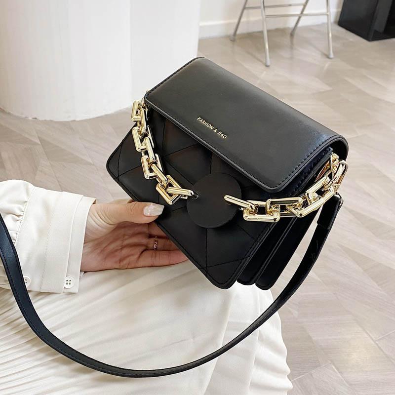 2021 Fashion Shoulder Bag Women Bags Thick Chain Handbag Solid Color Flap Clutches Pouch Luxury Female Crossbody Bag Hand Tote, Khaki shoulder bag
2021 Fashion Shoulder Bag Women Bags Thick Chain Handbag Solid Color Flap Clutches Pouch Luxury Female Crossbody Bag Hand Tote, Khaki shoulder bag