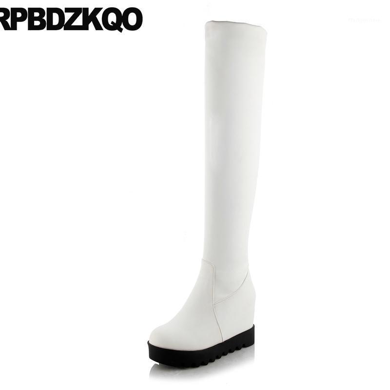 Dance Over The Knee Extreme 10 Height Increased Stretch White Platform Boots Ladies Big Size Fetish High New Female Long Fashion1, Black
Dance Over The Knee Extreme 10 Height Increased Stretch White Platform Boots Ladies Big Size Fetish High New Female Long Fashion1, Black