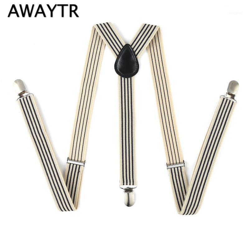 Suspenders Fashion Leather & Alloy 3 Clips Mens Casual Suspender European Men's Khaki Black Striped Braces For Trousers1
Suspenders Fashion Leather & Alloy 3 Clips Mens Casual Suspender European Men's Khaki Black Striped Braces For Trousers1