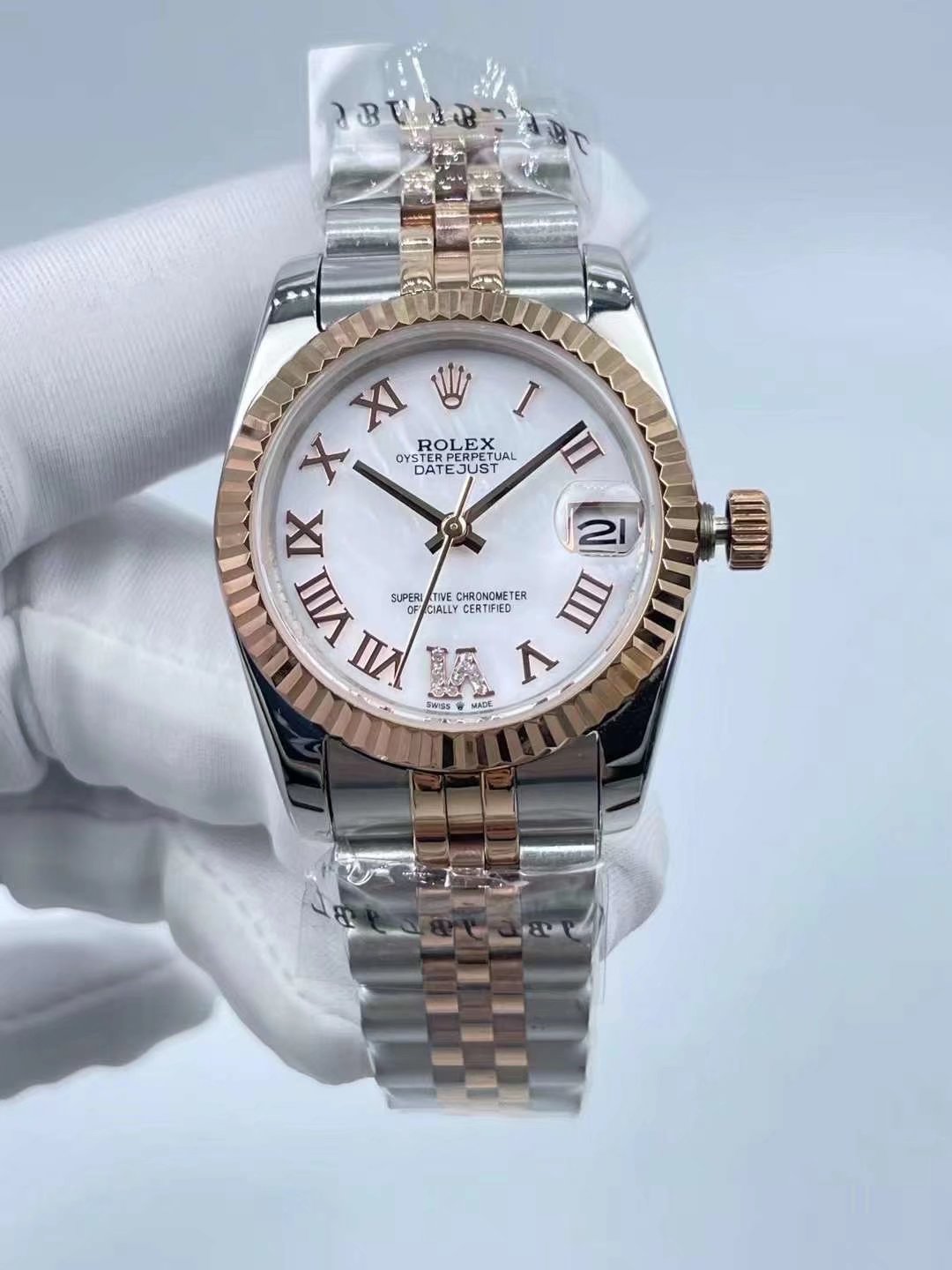rolex women watch 6-bit drill Roman face 31mm Fully Automatic Mechanical Watch 306L Stainless Steel Strap Water Resistant, Waterproof
rolex women watch 6-bit drill Roman face 31mm Fully Automatic Mechanical Watch 306L Stainless Steel Strap Water Resistant, Waterproof