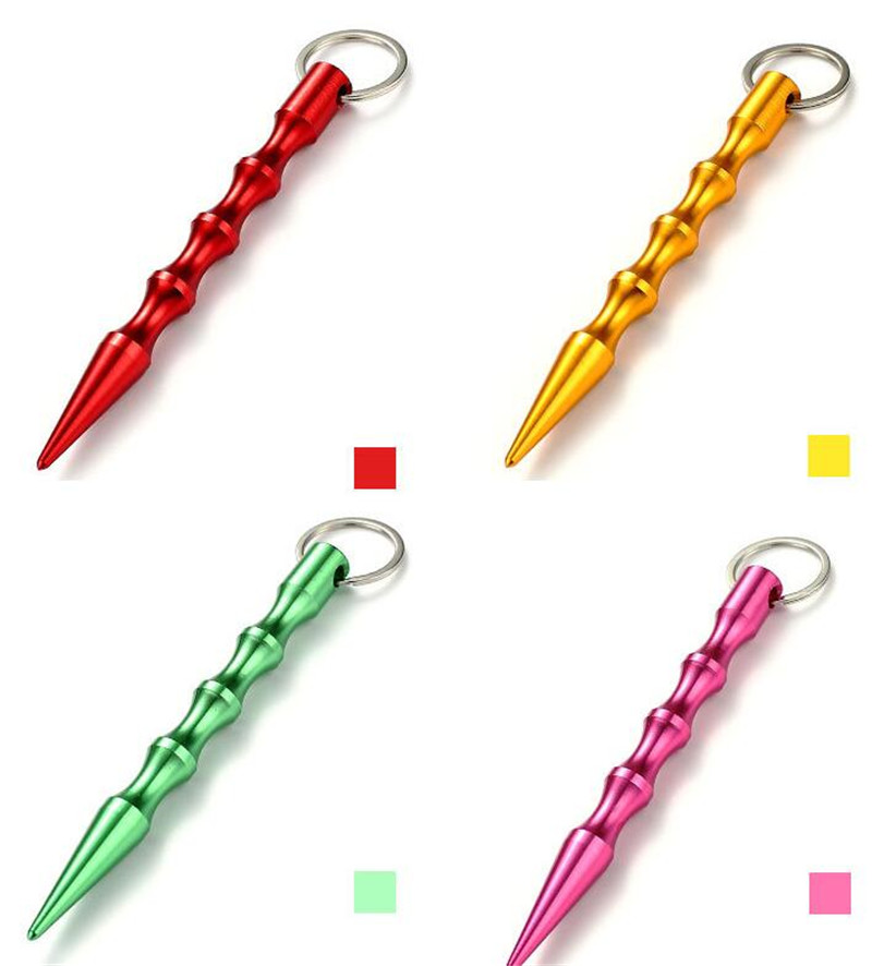 Aluminum Self Defense Keychain Mental Stick Cars Keychains Personal Safty Key Chain Charm Car Keyring 9 Colors, Silver
Aluminum Self Defense Keychain Mental Stick Cars Keychains Personal Safty Key Chain Charm Car Keyring 9 Colors, Silver