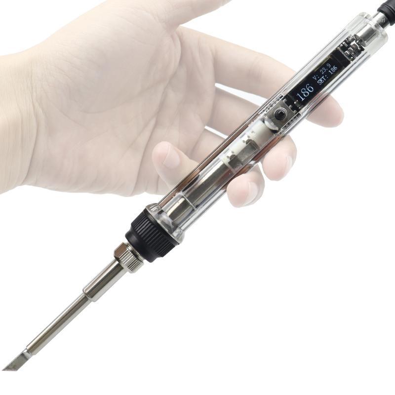 Machining Digital OLED T12 Mini Soldering Iron DC 12-24V 72W Adjustable Temperature Electric Welding Solder Tip Station Tool
Machining Digital OLED T12 Mini Soldering Iron DC 12-24V 72W Adjustable Temperature Electric Welding Solder Tip Station Tool
