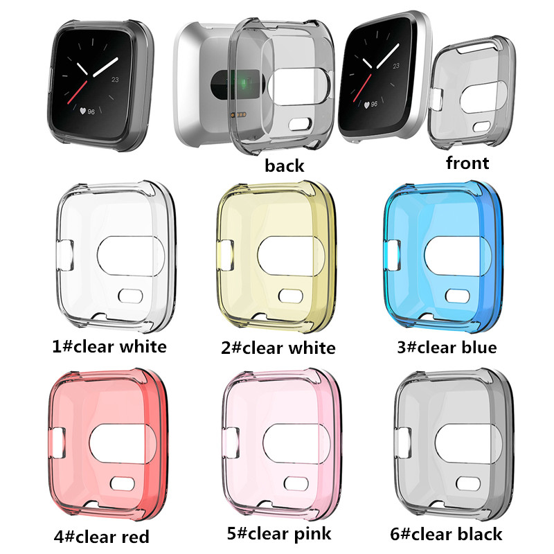 TPU Protection Silicone Case For Fitbit versa Lite Smart Watch scratch-resistant film Protective Cover skin-friendly material clear case, Mix color
TPU Protection Silicone Case For Fitbit versa Lite Smart Watch scratch-resistant film Protective Cover skin-friendly material clear case, Mix color