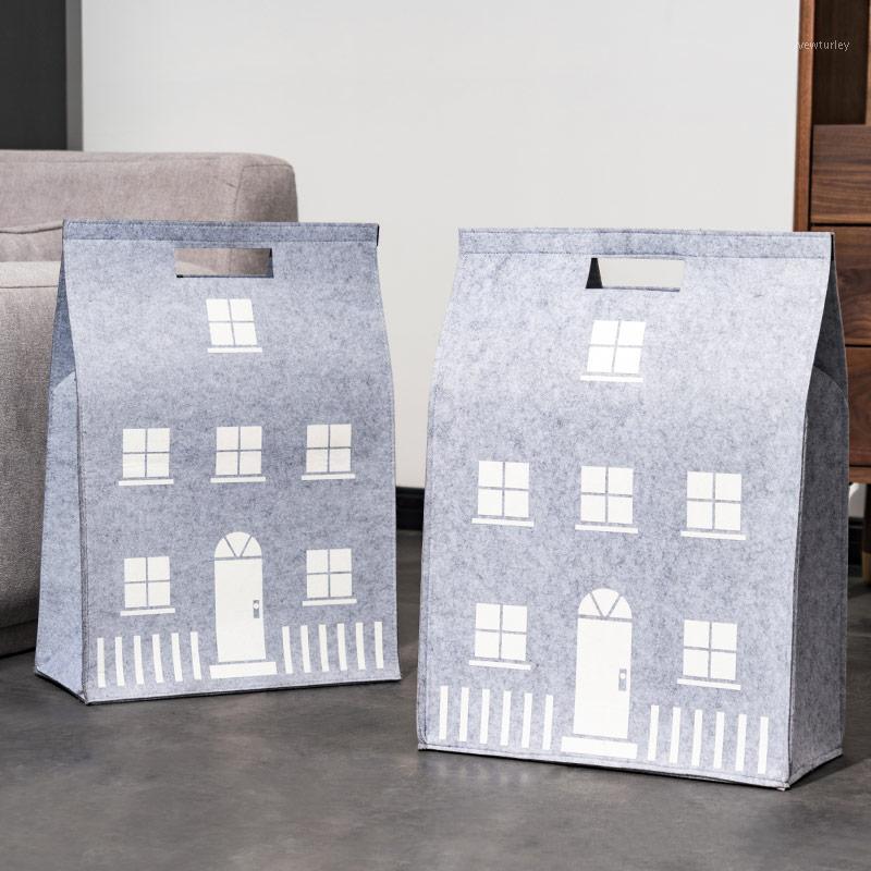 Felt storage bag clothes storage box children's small house toy bucket portable bag MJ8181
Felt storage bag clothes storage box children's small house toy bucket portable bag MJ8181