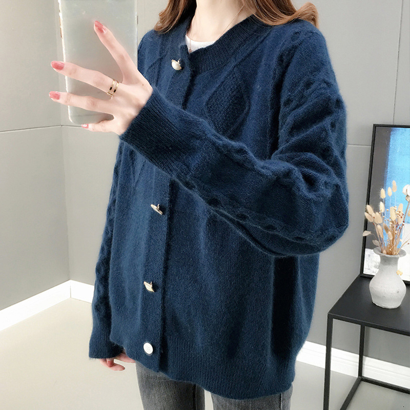 2021 New Women Cardigans Sweaters Autumn Winter Wool Thick Warm V-neck Sweater Casual Long Sleeve Pull Female Outwear Coat 7mb2, Beige
2021 New Women Cardigans Sweaters Autumn Winter Wool Thick Warm V-neck Sweater Casual Long Sleeve Pull Female Outwear Coat 7mb2, Beige