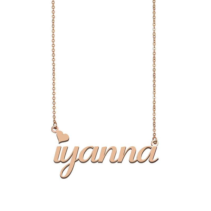 Iyanna name necklaces pendant Custom Personalized for women girls children best friends Mothers Gifts 18k gold plated Stainless steel
Iyanna name necklaces pendant Custom Personalized for women girls children best friends Mothers Gifts 18k gold plated Stainless steel