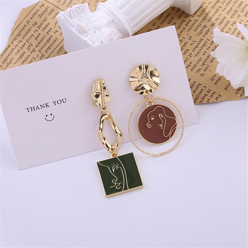 S925 Needle Retro Green Painting Asymmetric Drop Earrings for Women Bohemia Tassel Metal Irregular Figure Epoxy Earring jewelry1
S925 Needle Retro Green Painting Asymmetric Drop Earrings for Women Bohemia Tassel Metal Irregular Figure Epoxy Earring jewelry1