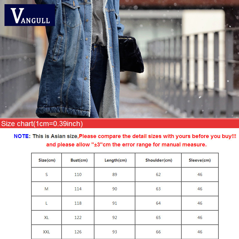 Vangull Fur Warm Winter Denim Jacket Women New Fashion Autumn Wool Lining Jeans Coat Women Bomber Jackets Casaco Feminino 201126