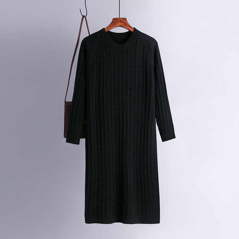 2021 New Basic Autumn Winter Straight Sweater Robe O-neck Women Loose Long Female Chic Knit Elegant Dress Zagb, Black
2021 New Basic Autumn Winter Straight Sweater Robe O-neck Women Loose Long Female Chic Knit Elegant Dress Zagb, Black
