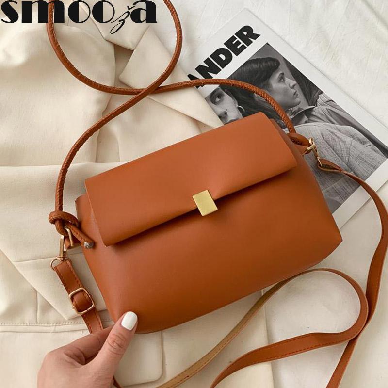 SMOOZA Female Single Shoulder Messenger Bags Retro Solid Color Handbags Female 2021 New Trendy Fashion Texture Pu Leather Bag, Black
SMOOZA Female Single Shoulder Messenger Bags Retro Solid Color Handbags Female 2021 New Trendy Fashion Texture Pu Leather Bag, Black