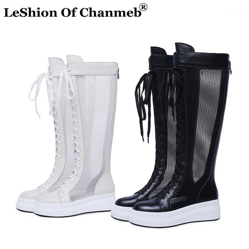 Fashion comfortable and Breathable with Top layer real leather Net Knee High Boots for Women Black Long Boots Flat Heel Shoes1, White boots
Fashion comfortable and Breathable with Top layer real leather Net Knee High Boots for Women Black Long Boots Flat Heel Shoes1, White boots